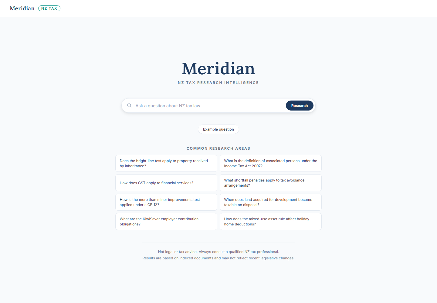 Specialist document search interface